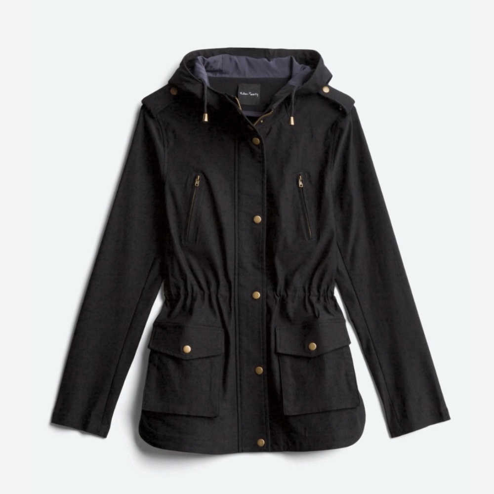 EDEN SOCIETY Holly Contrast Hood Cargo Jacket